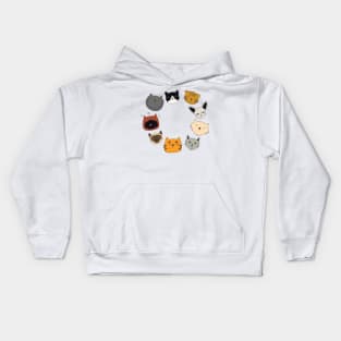 Circle of Cats Kids Hoodie